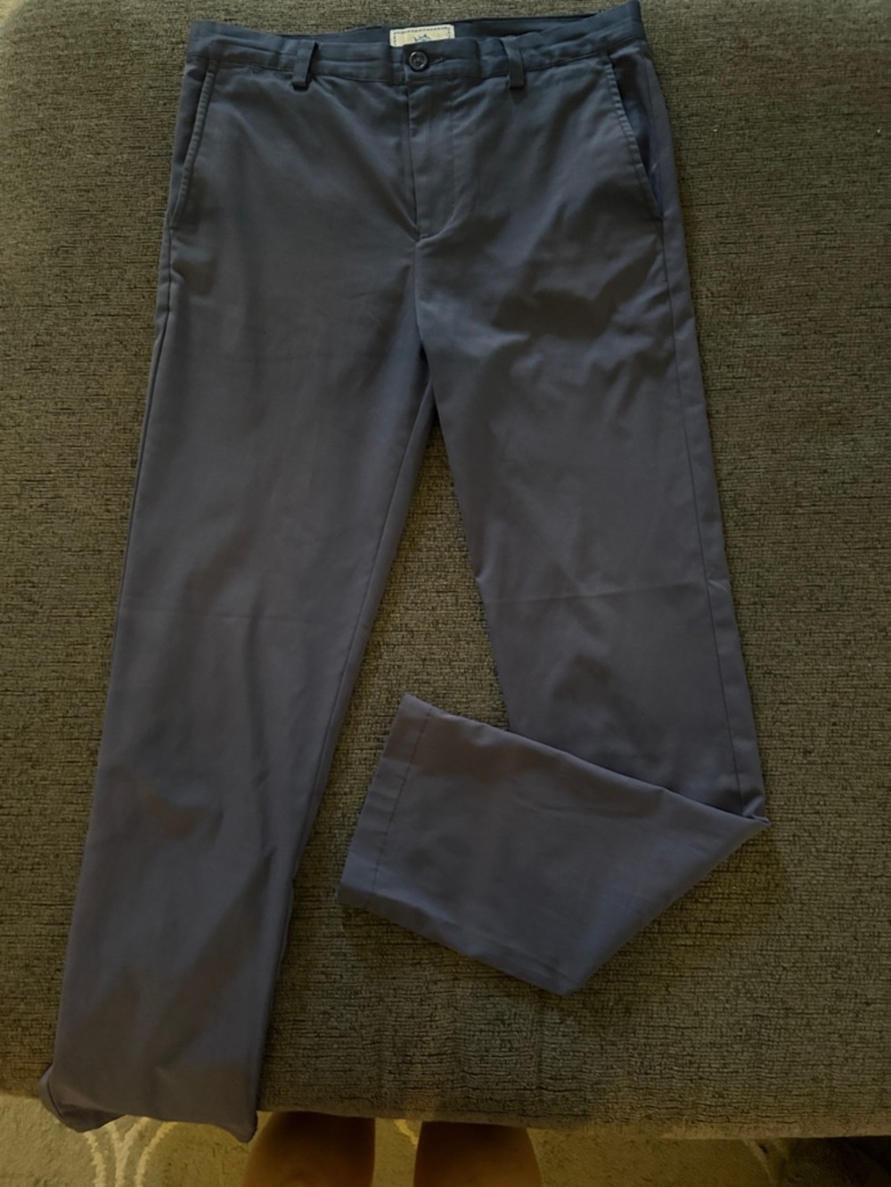 Boys Navy Blue Golf Pants - Classic Straight Fit